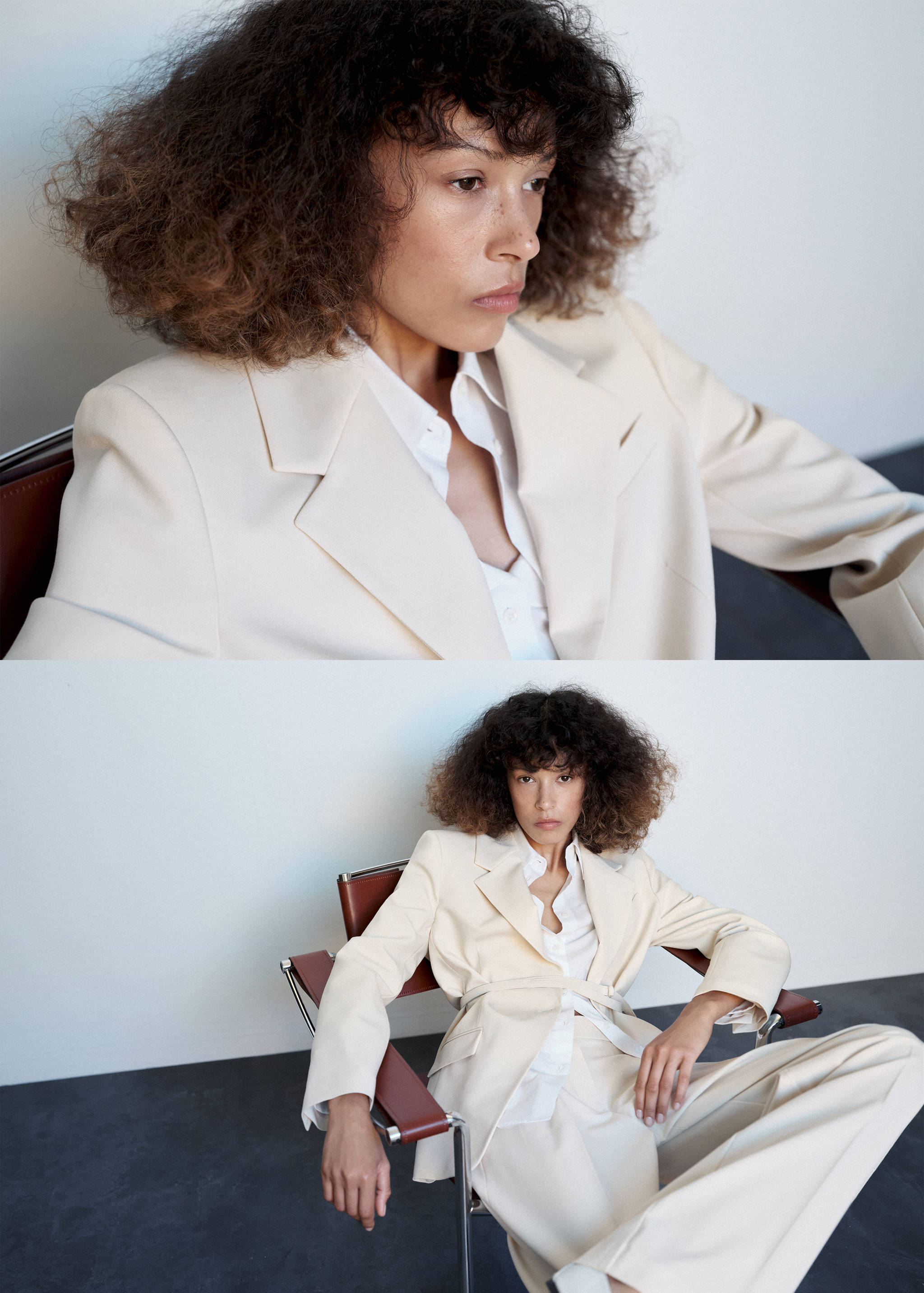 Pleated suit trousers - Details of the article 1