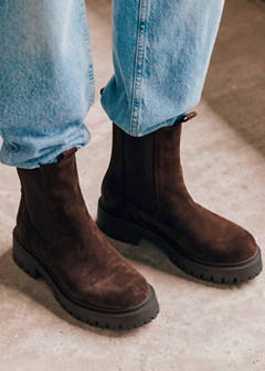 Leather chelsea boots — Brown 2