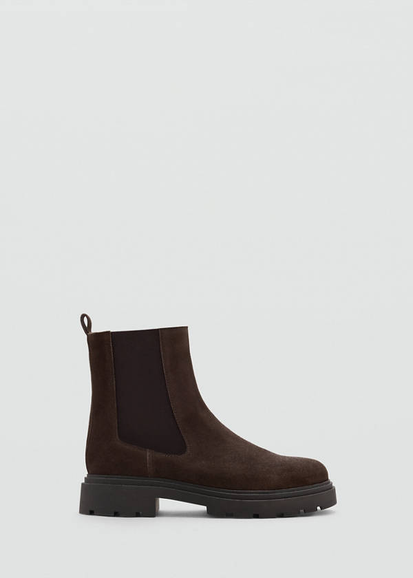 Leather chelsea boots — Brown