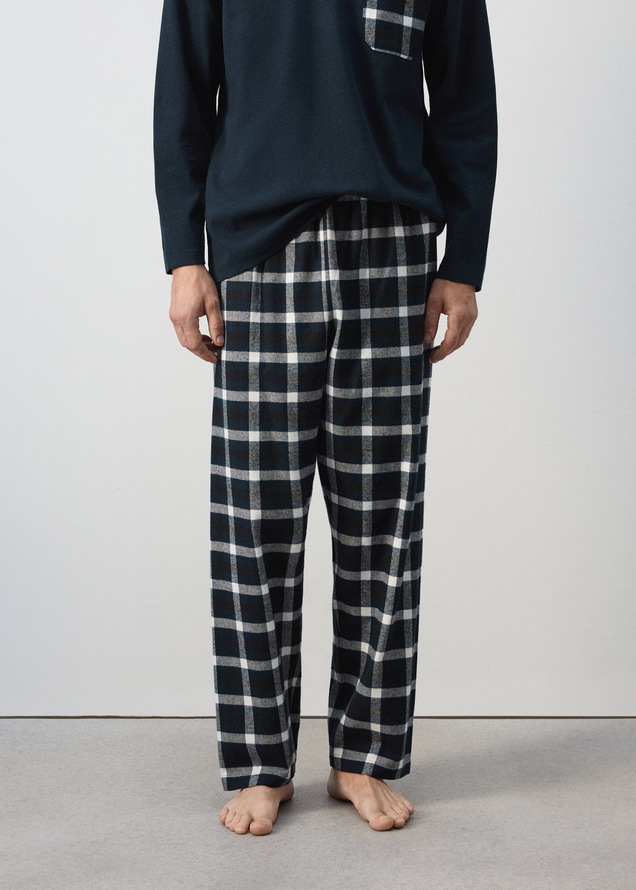 Check cotton pyjama pack - Details of the article 1