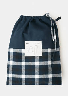 Check cotton pyjama pack — Navy 7