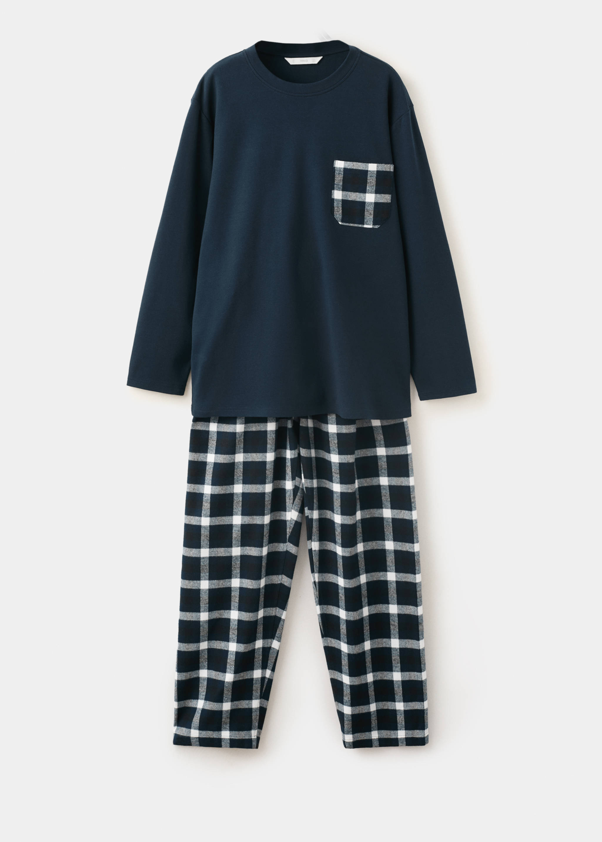 Check cotton pyjama pack - Article without model