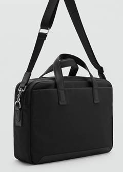Detachable strap tote bag — Black 2