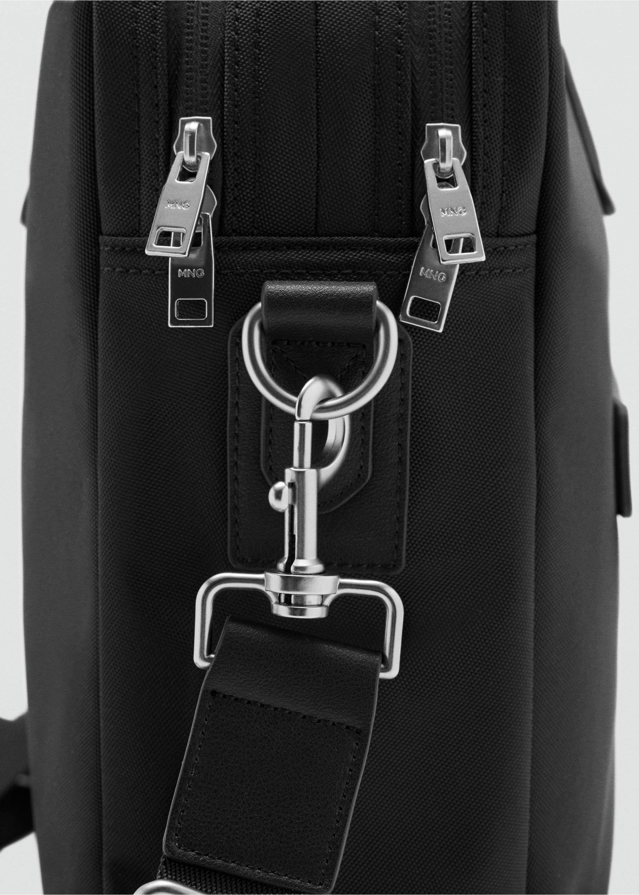 Handbag briefcas - Details of the article 1, Black. Ref: 37086326-00.