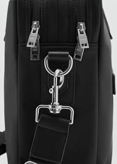 Detachable strap tote bag — Black 3