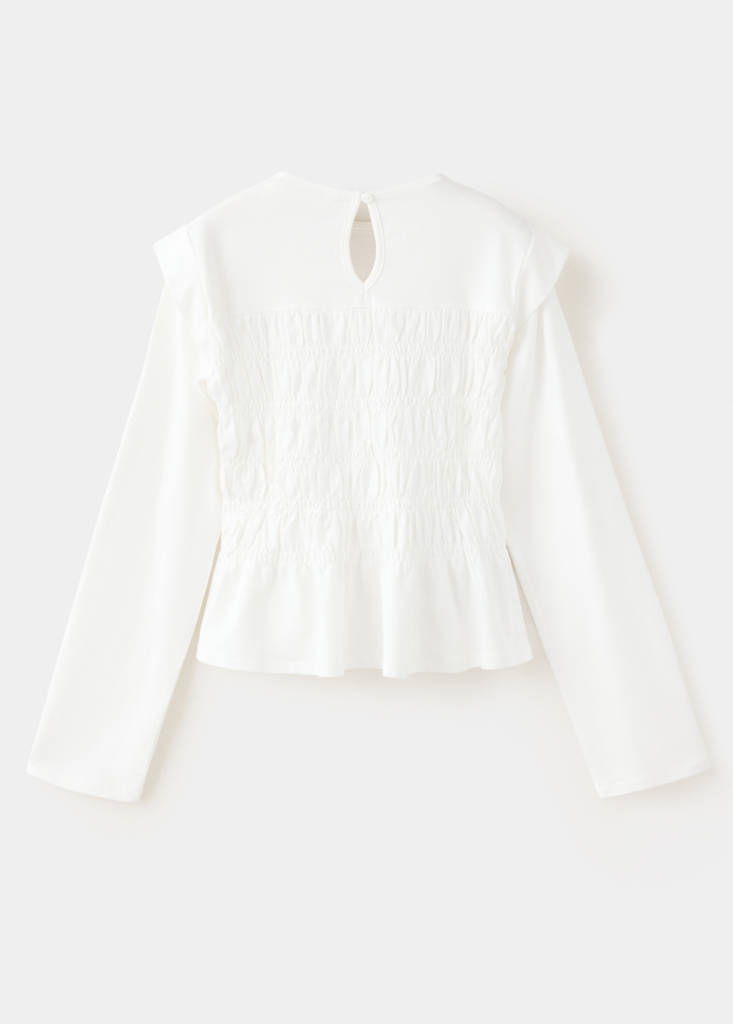 Fitted honeycomb T-shirt — Off White