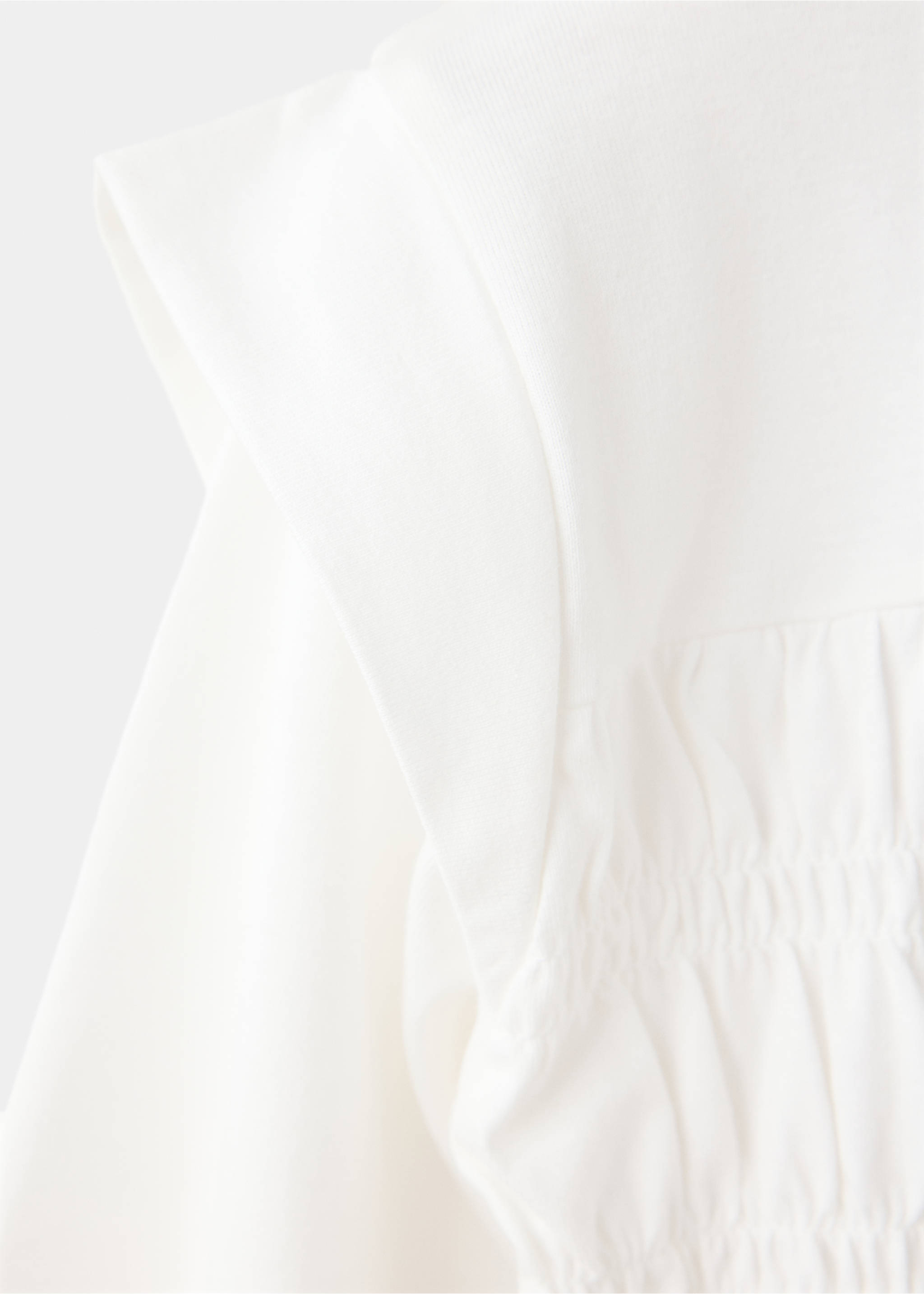 Fitted honeycomb T-shirt - Details of the article 8, Off White. Ref: 37086330-00.