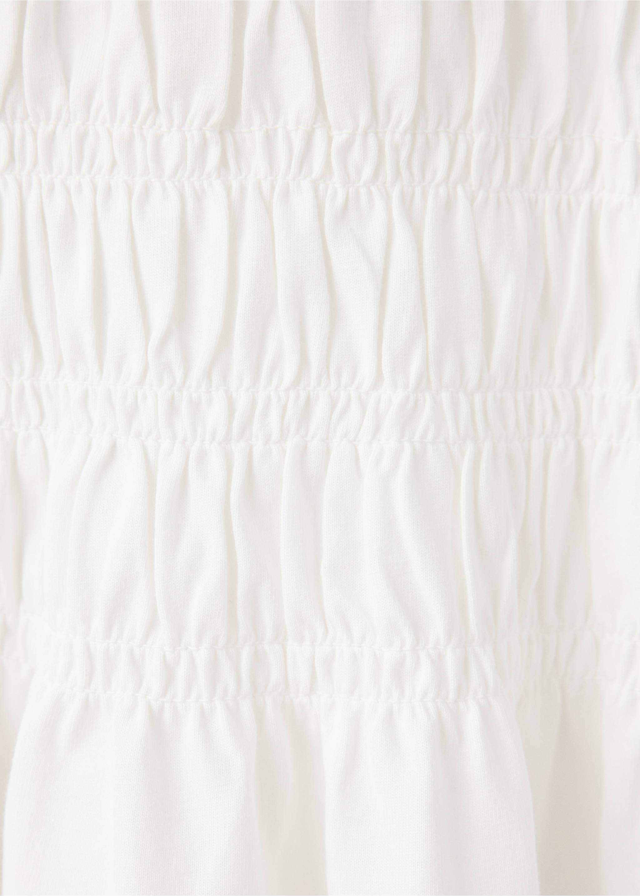 Fitted honeycomb T-shirt - Details of the article 0, Off White. Ref: 37086330-00.