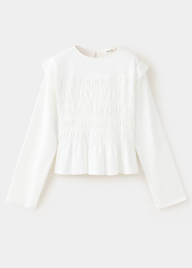 Fitted honeycomb T-shirt — Off White