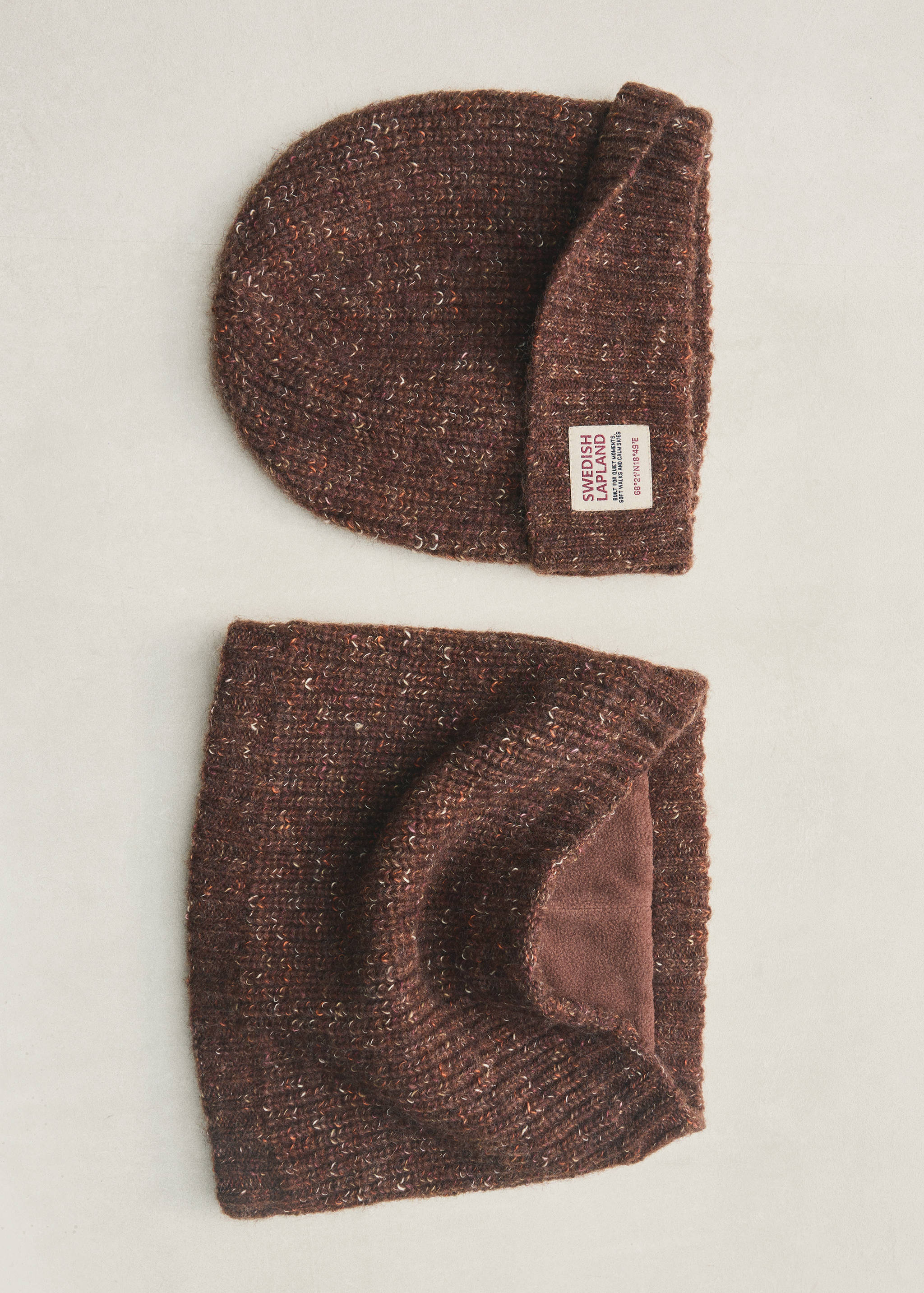 Flecked knit scarf - Details of the article 5