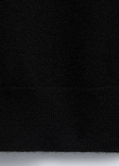 100% cashmere round-neck sweater — Black 6