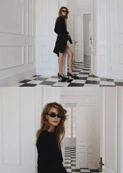 100% cashmere round-neck sweater — Black 10