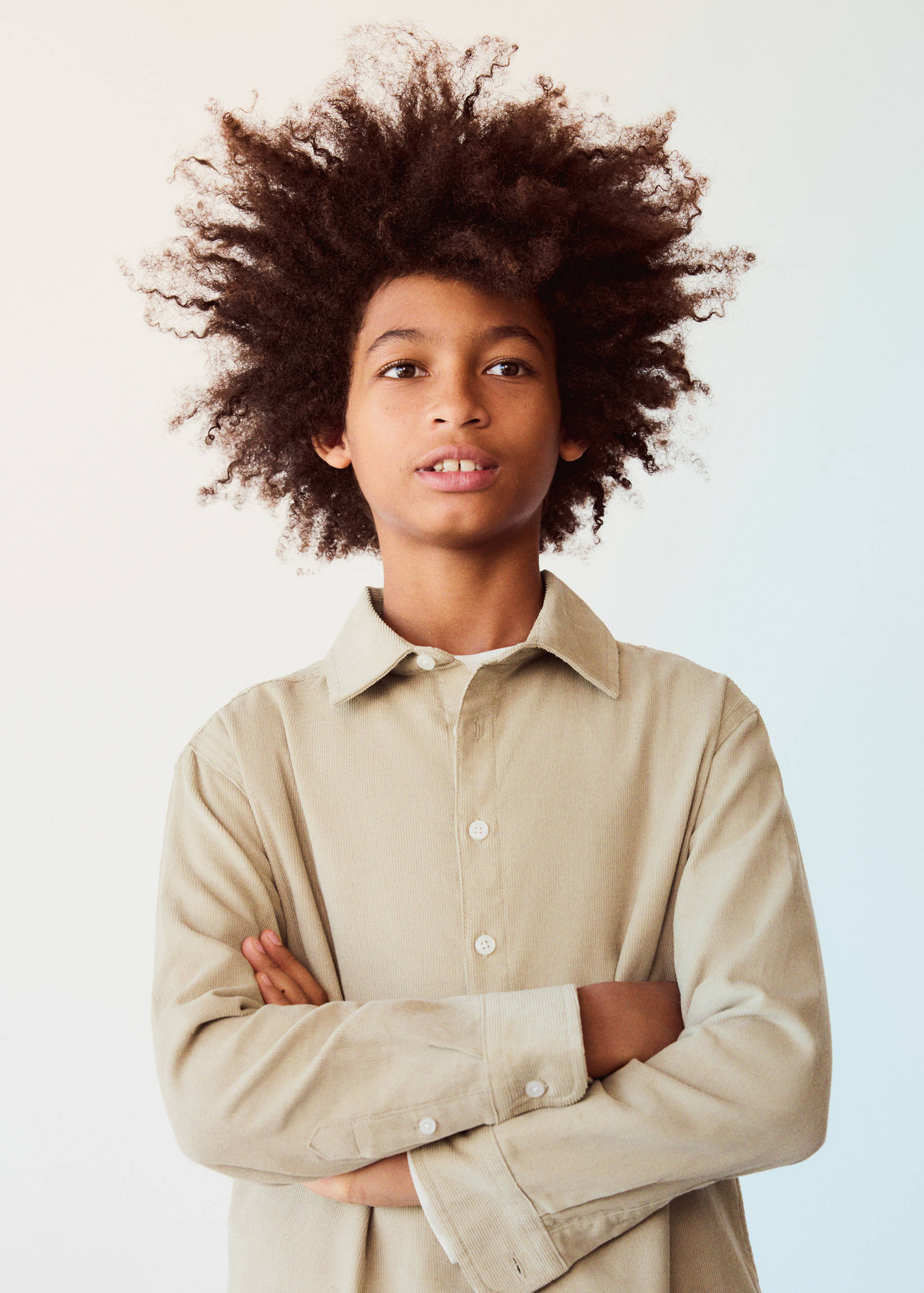 100% cotton corduroy shirt - Medium plane
