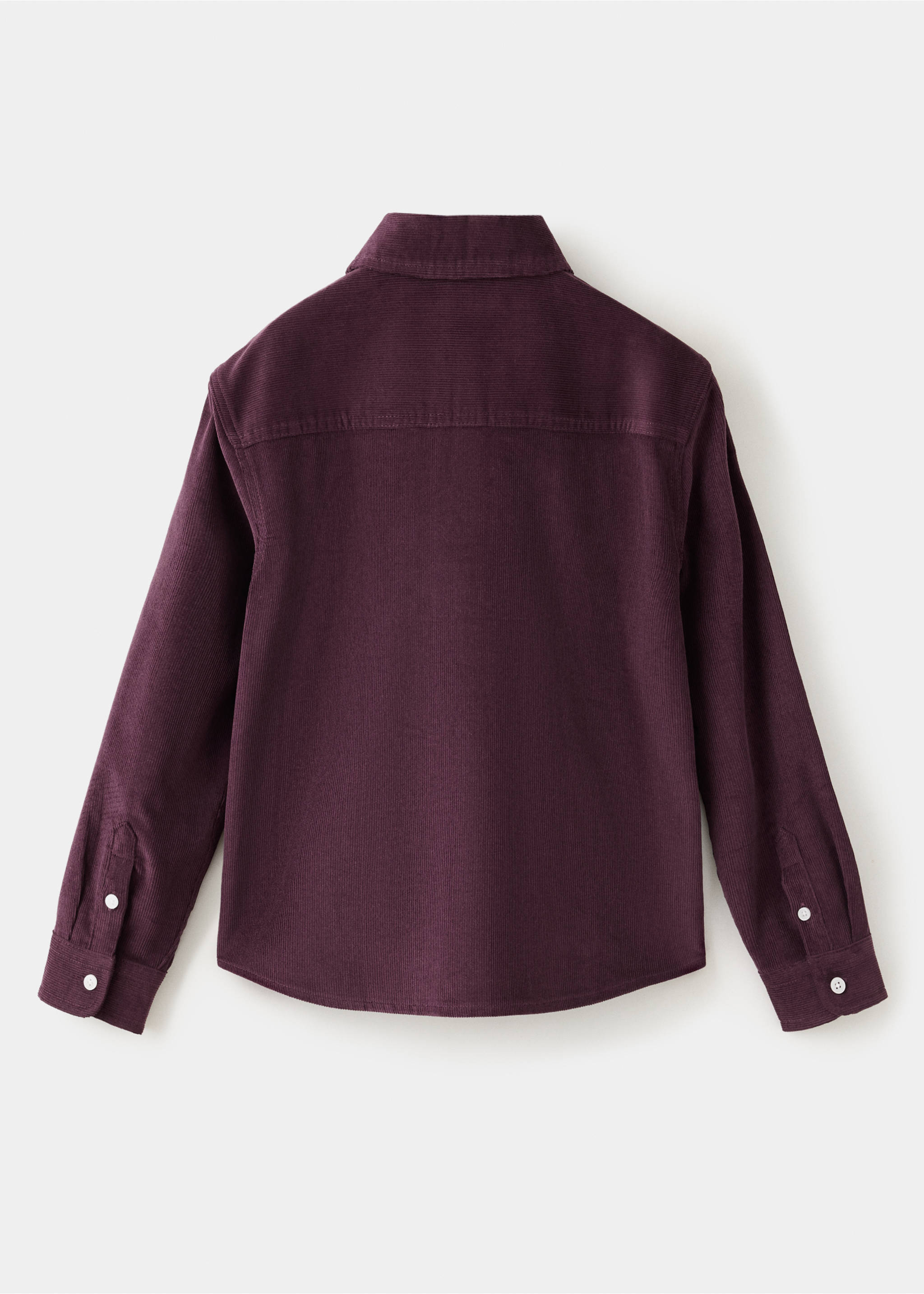 Shirt coen - Reverse of the article, Maroon. Ref: 37086335-00.