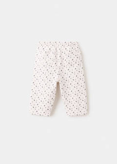 Floral print joggers — Ecru 3
