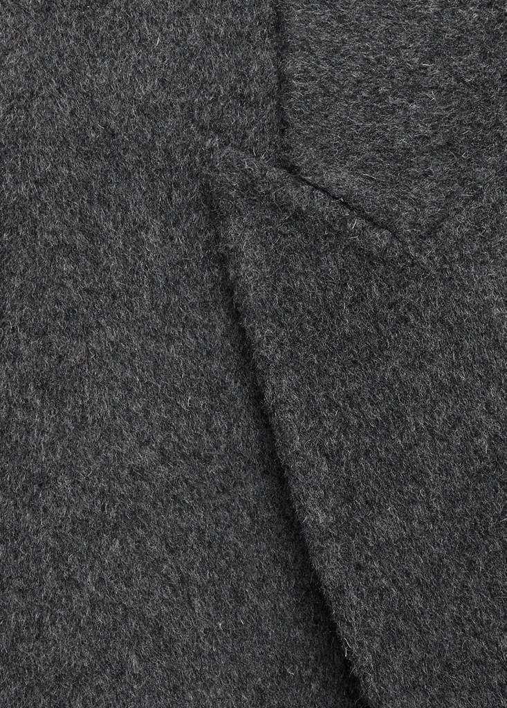 Long wool coat — Grey