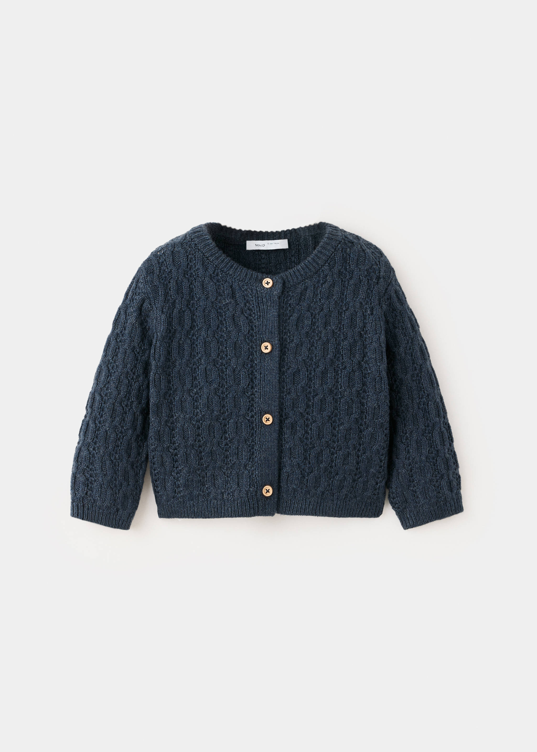 Knitted braided cardigan - Article without model