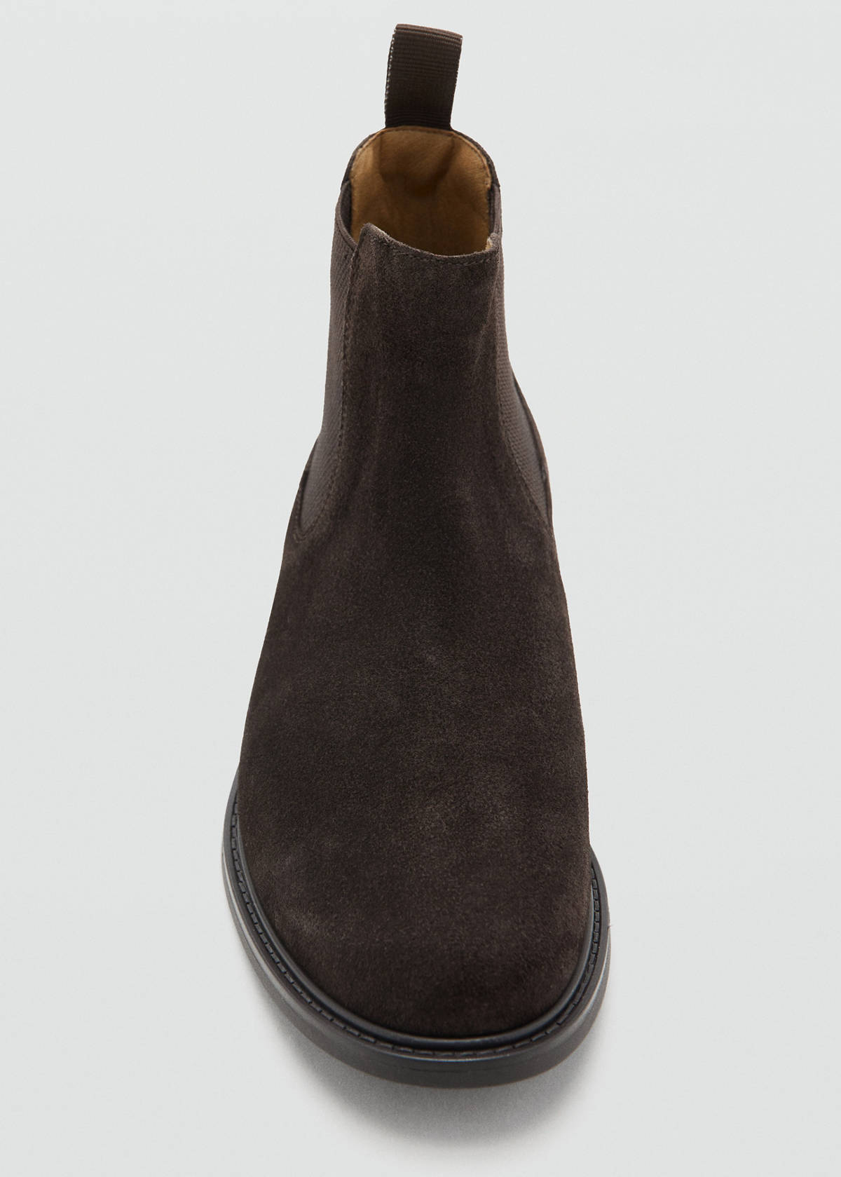 Chelsea suede boots — Chocolate