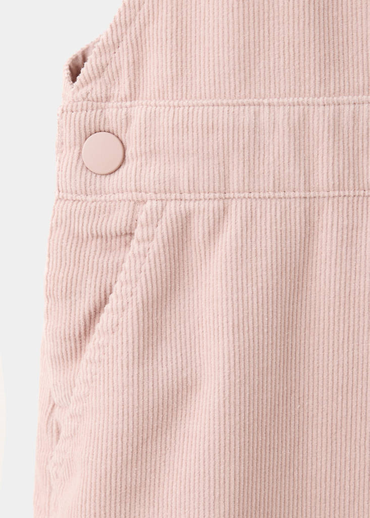Long corduroy jumpsuit — Pink