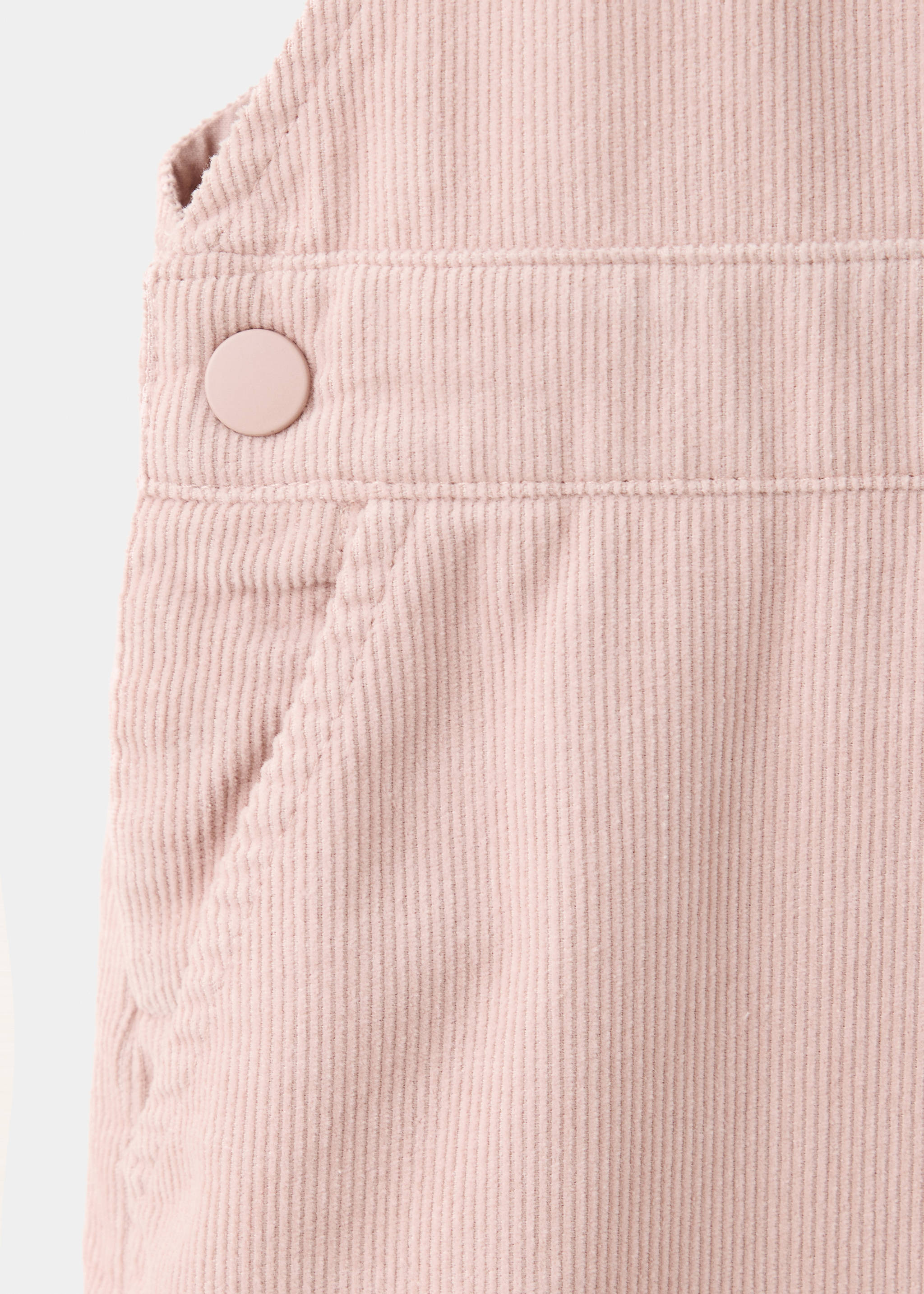 Long corduroy dungaree - Details of the article 0