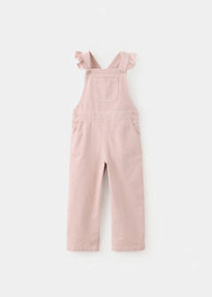 Long corduroy jumpsuit — Pink 3