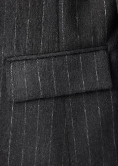 Wool blazer with a high collar — Grey 7