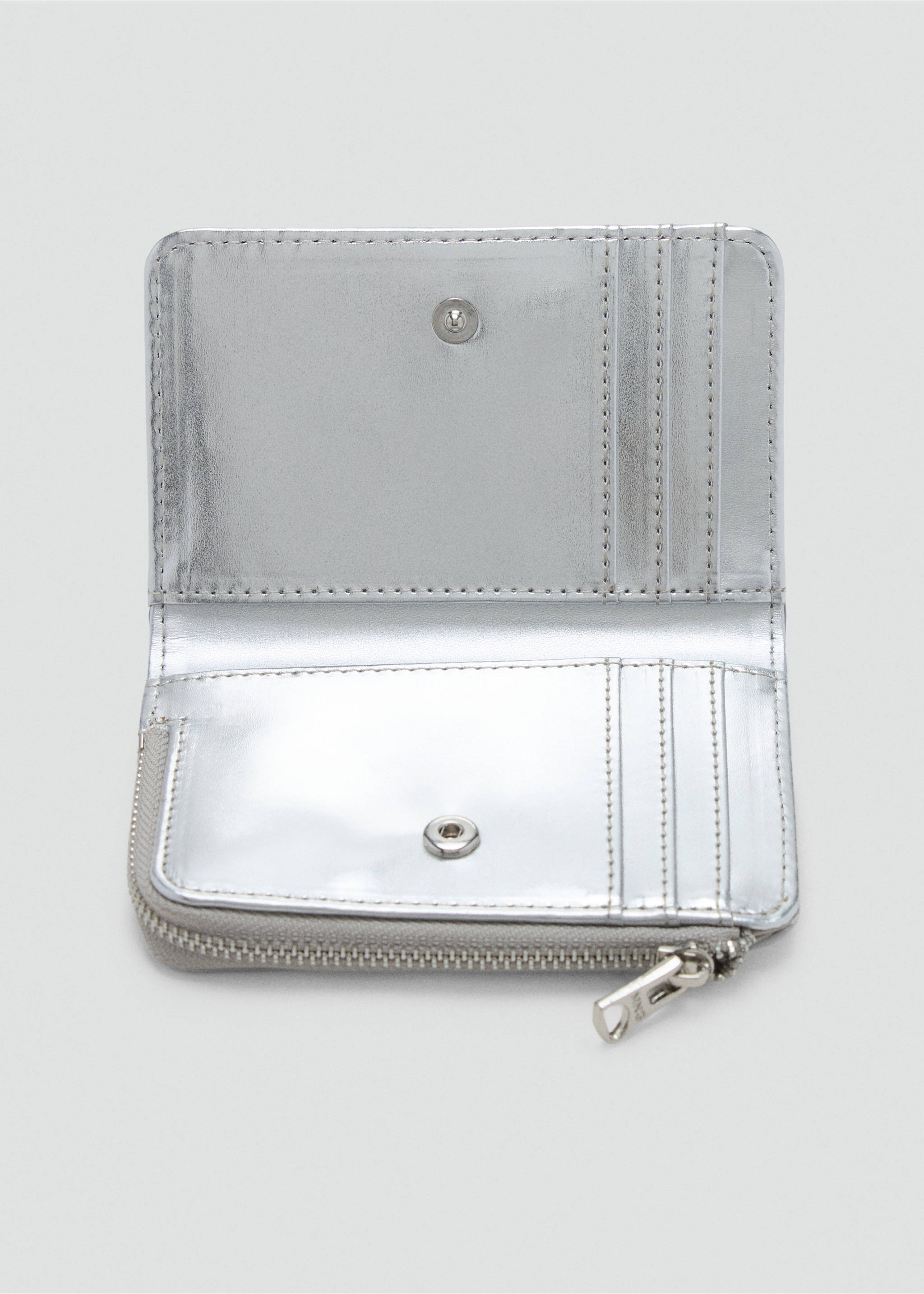 Purse mch tulip - Details of the article 1, Silver. Ref: 37086358-00.