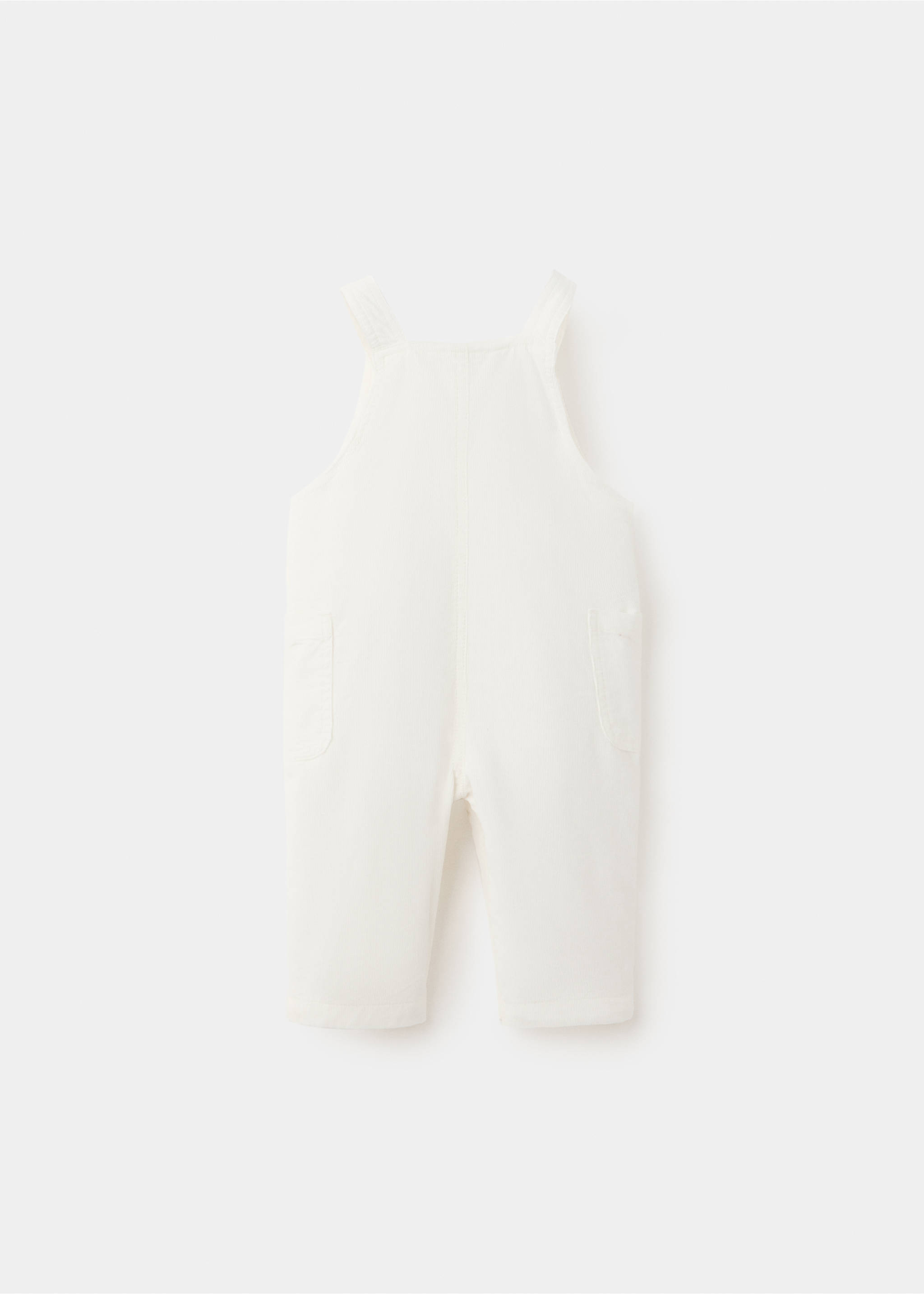Long corduroy jumpsuit - Reverse of the article, Off White. Ref: 37086359-00.