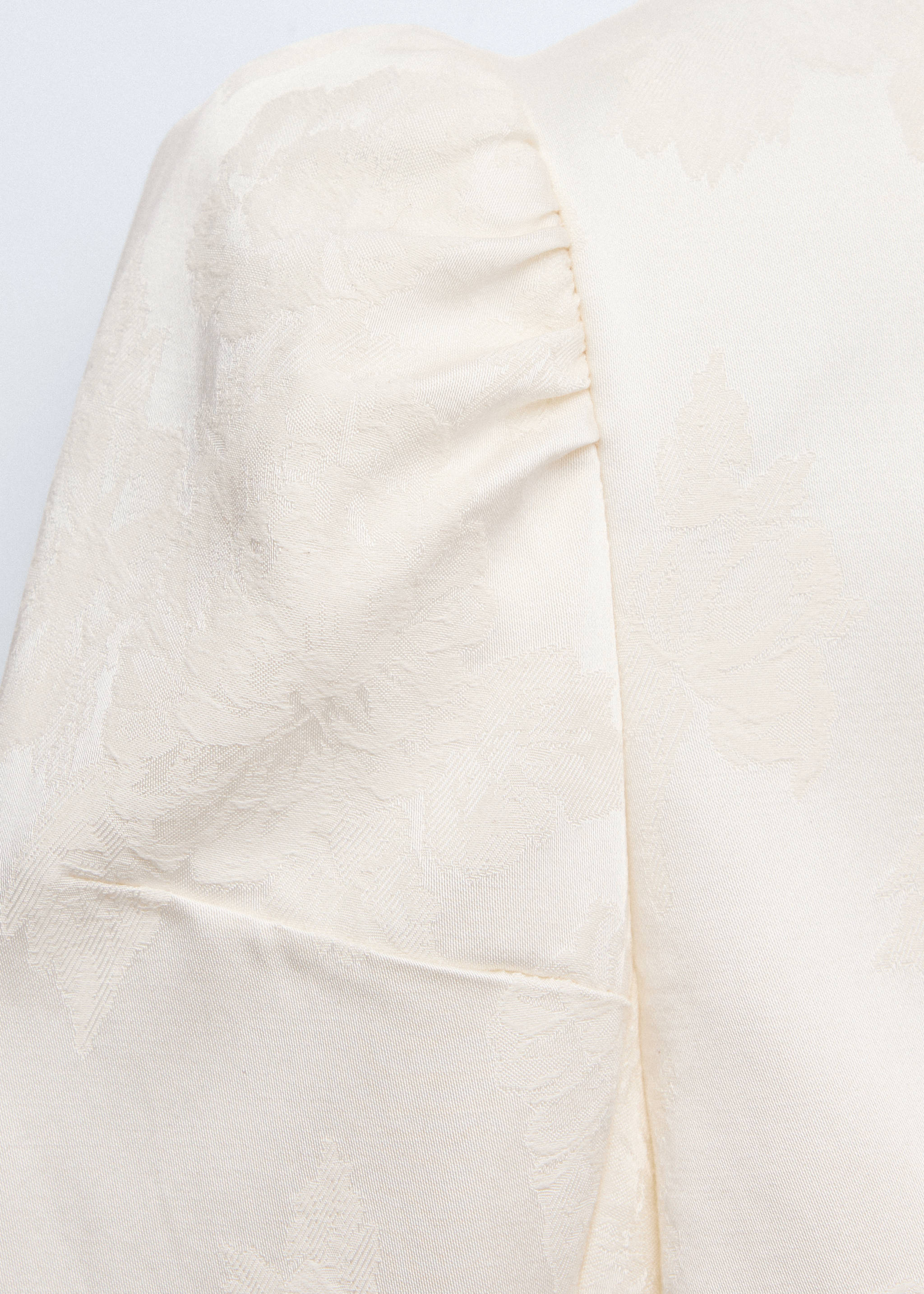 Jacquard jacket with stand collar - Details of the article 0