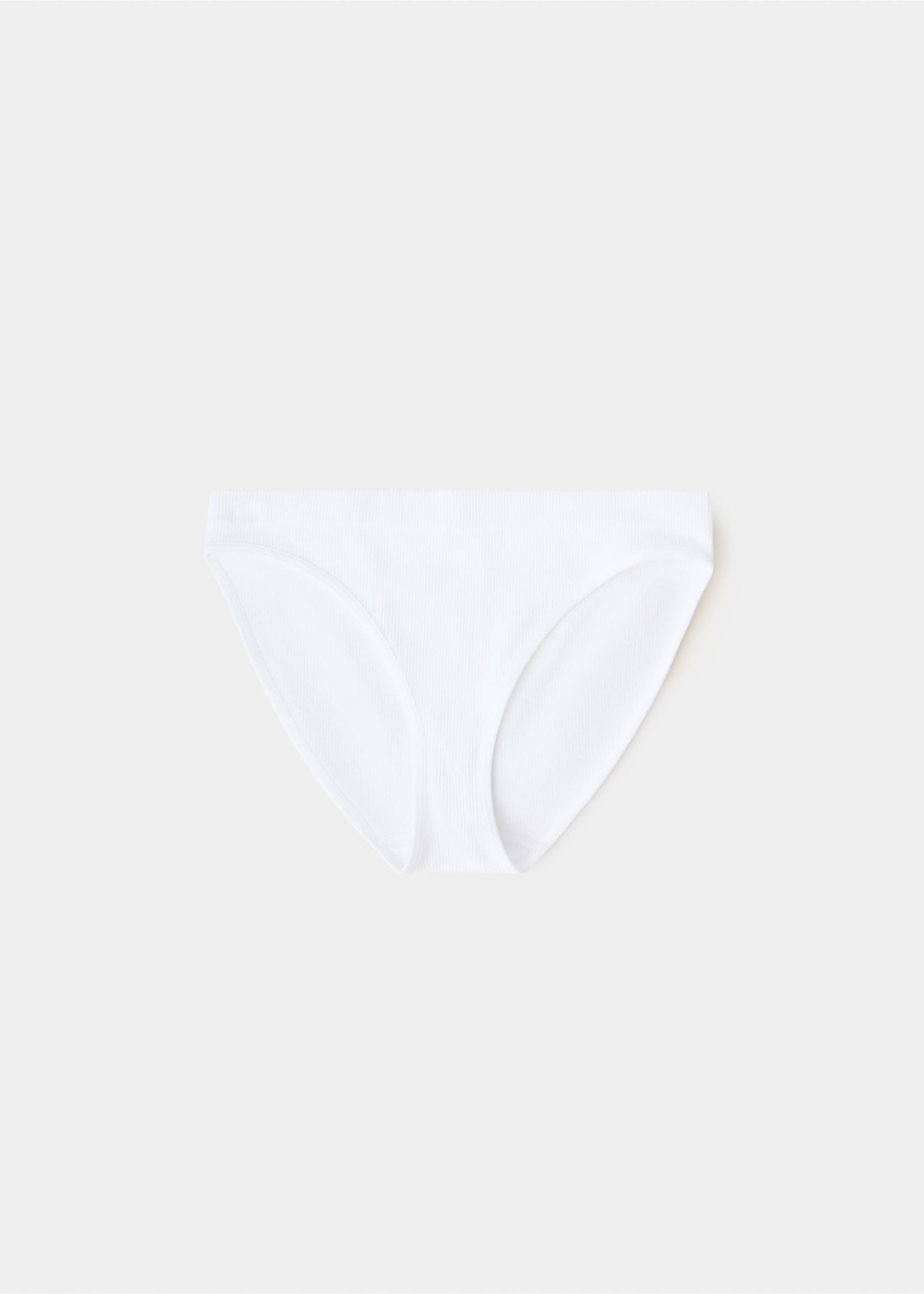 Ribbed briefs - Details of the article 8, Off White. Ref: 37086364-00.