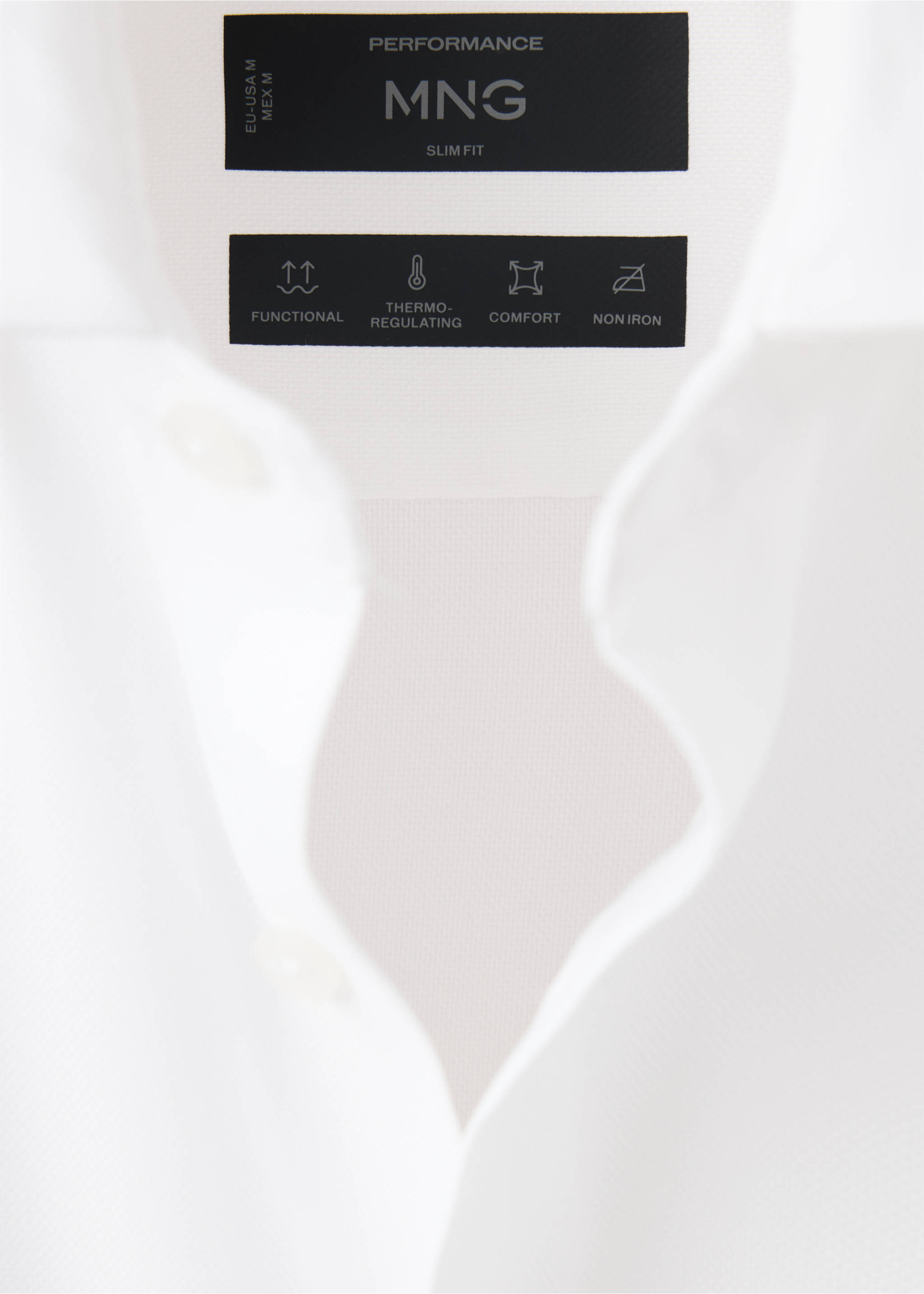 Chemise adana - Détail de l'article 8, Blanc. Ref: 37086725-00.