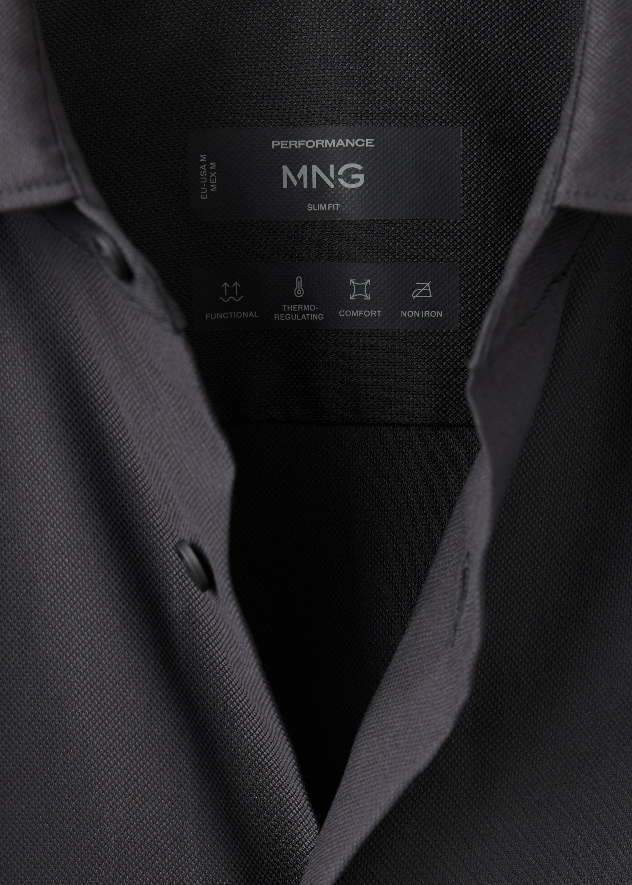 Chemise slim-fit coton comfort stretch non-iron - Détail de l'article 9