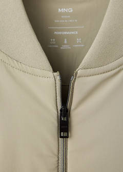 Thermolite®-filled bomber jacket — Medium Brown 8
