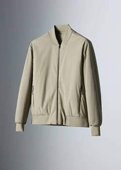 Thermolite®-filled bomber jacket — Medium Brown 6