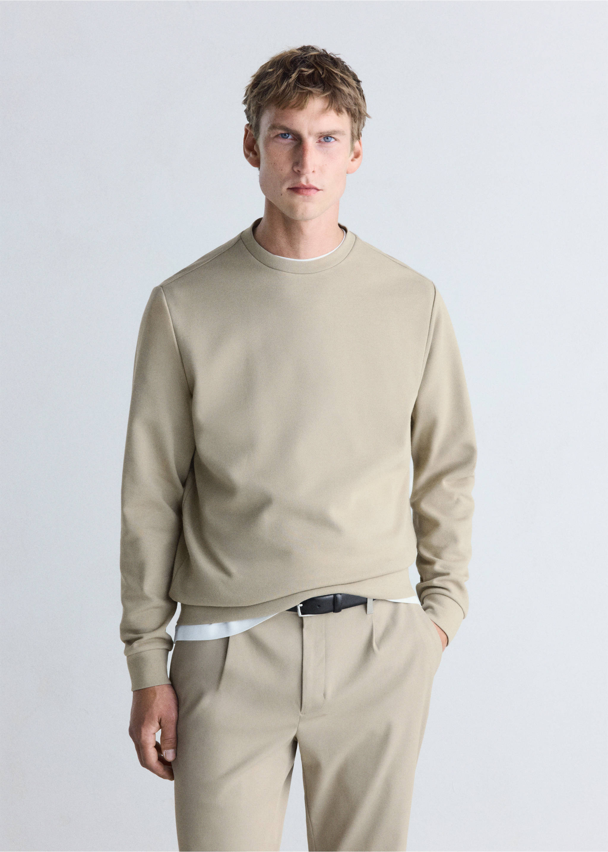 SWEATSHIRT VARESE - Plan moyen, Gris clair/pastel. Ref: 37086727-00.