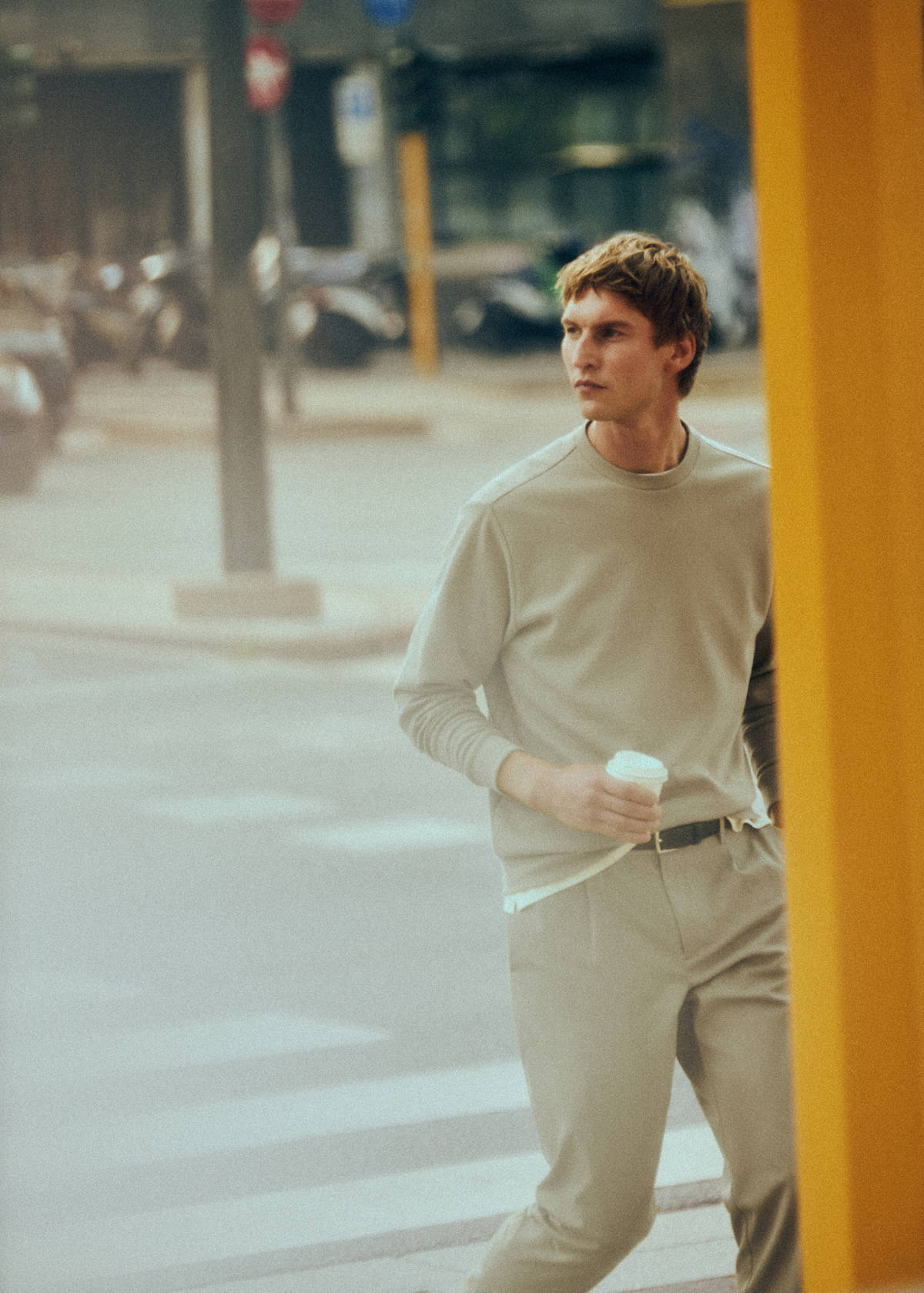 Regular fit Thermolite® sweatshirt — Light/Pastel Grey