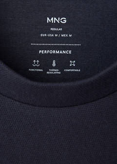 Regular fit Thermolite® sweatshirt — Navy 8