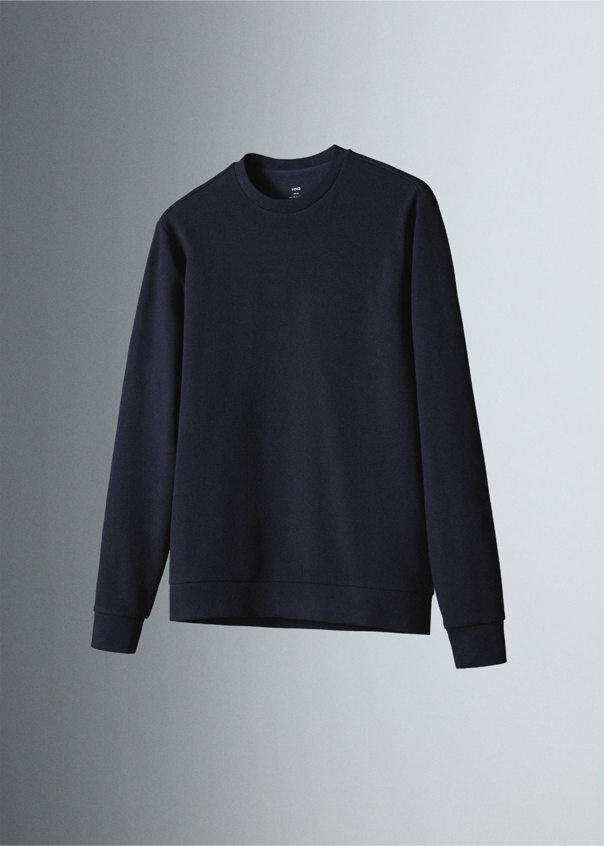 Regular fit Thermolite® sweatshirt - Details of the article 5, Navy. Ref: 37086727-00.