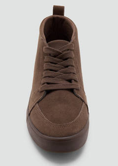 Suede leather ankle boots — Chocolate 5