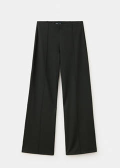 Straight checked trousers — Green 5
