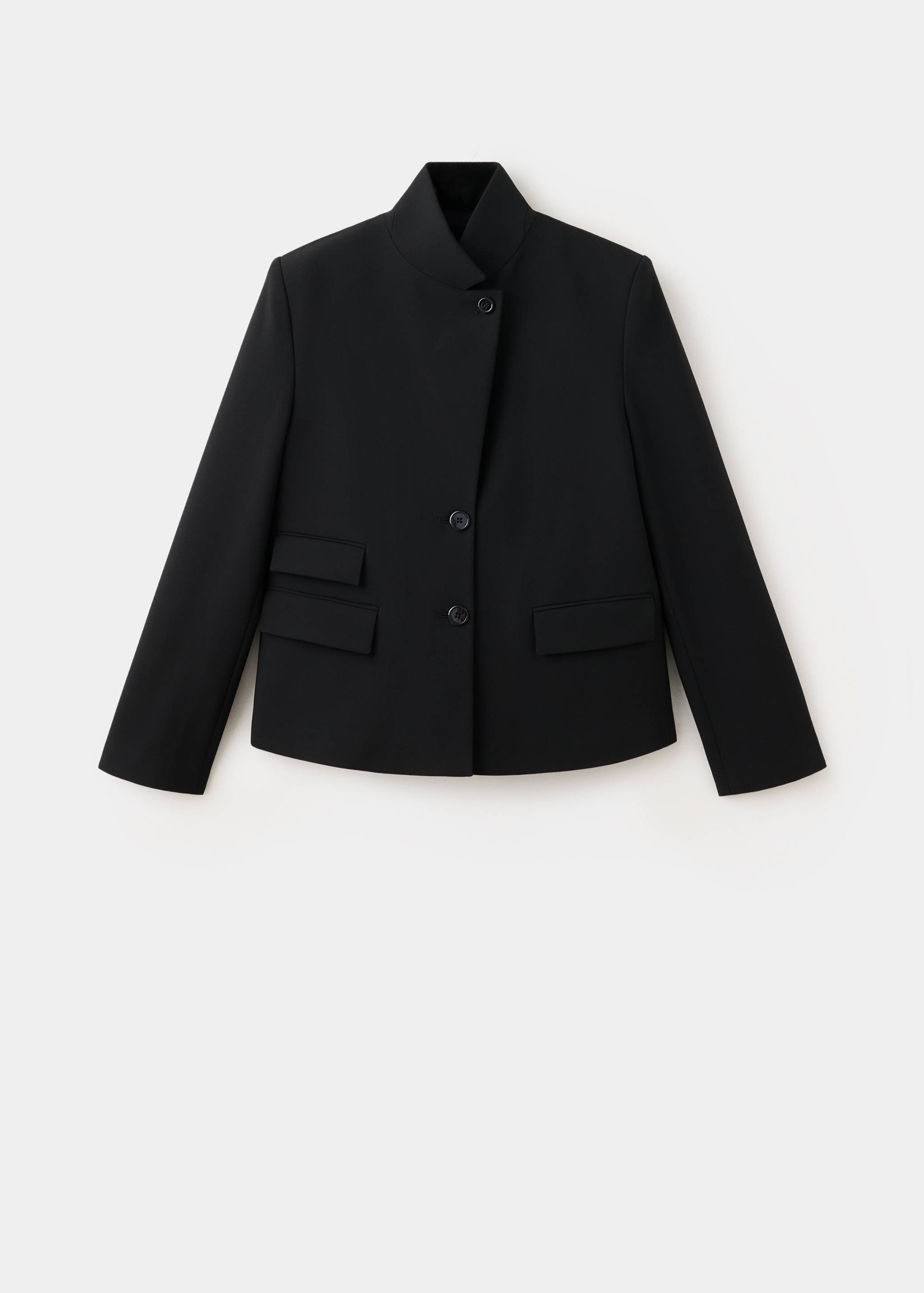 Blazer recta cuello subido - Artículo sin modelo
