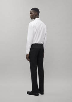 Straight suit trousers — Black 4