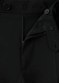 Straight suit trousers — Black 6