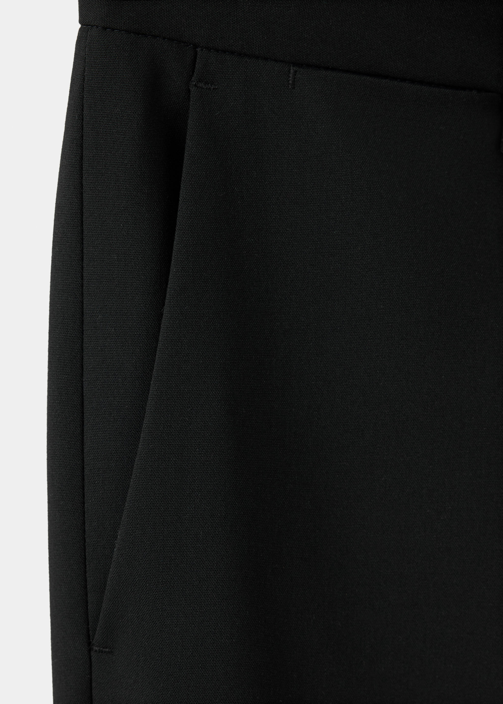Straight suit trousers - Details of the article 0