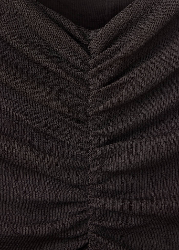 Ruched tops — Chocolate