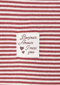 Striped sweater dress — Cherry 5