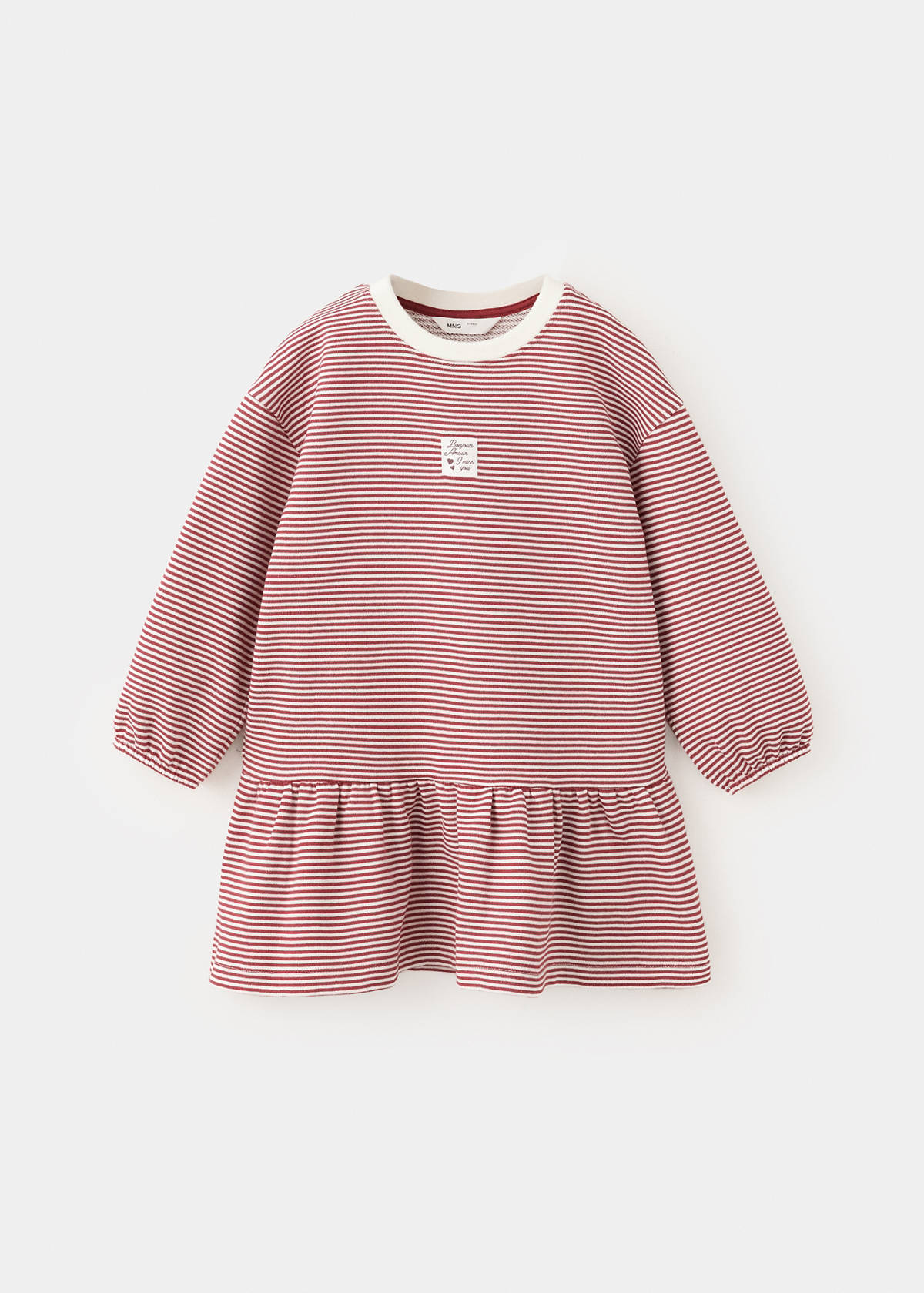 Striped sweater dress — Cherry