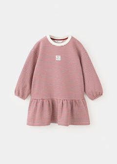 Striped sweater dress — Cherry 3