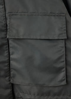 Turtleneck parka with pockets — Grey 8