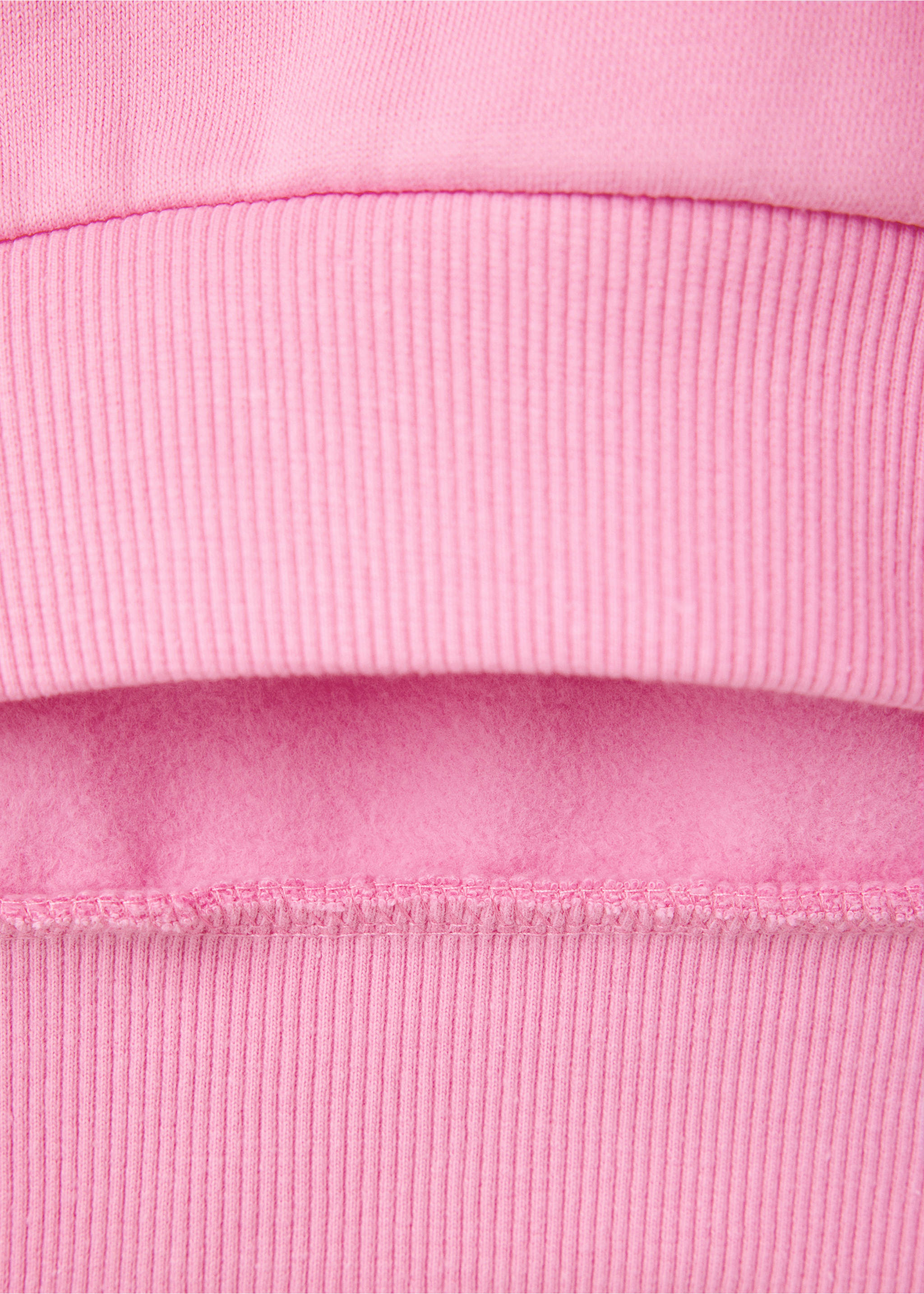 Printed hoodie with print - Details of the article 0, Neon Pink. Ref: 37086744-00.